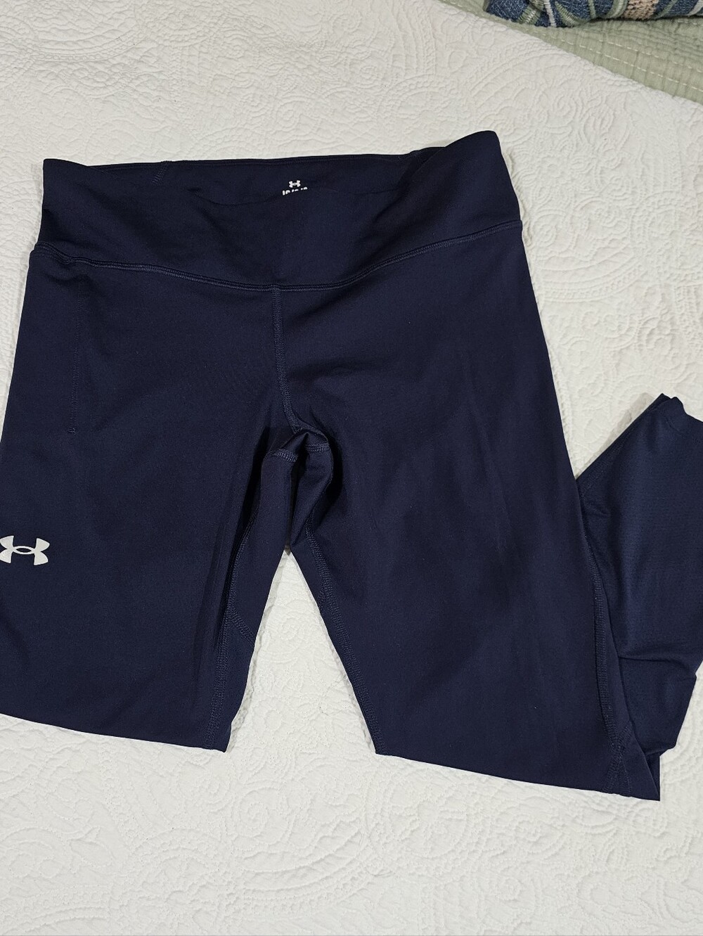 Under Armour Navy Leggings Size Lg